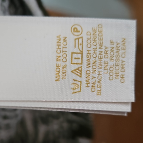 Kate Spade Tropical Leaf Print Buttondown Shirt sz 10 - Picture 6 of 6